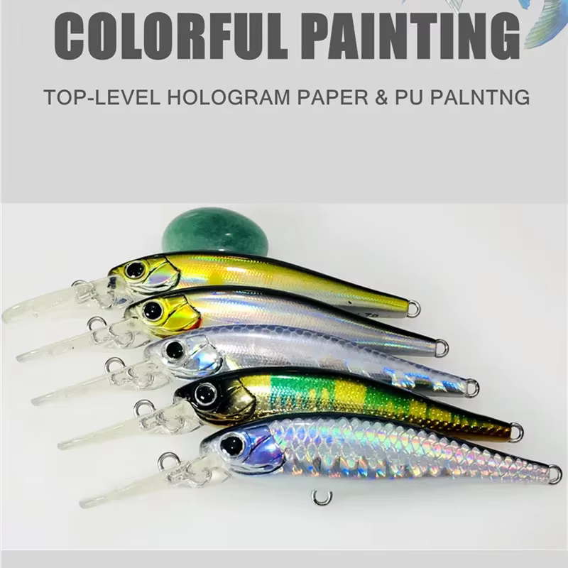 Señuelo Long Lip de buceo profundo – Jerkbait para trucha y lubina - imagen 4