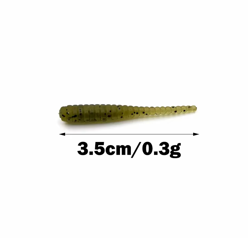 Wobbler cola de aguja 35mm – Señuelo silicona pesca roca - imagen 5