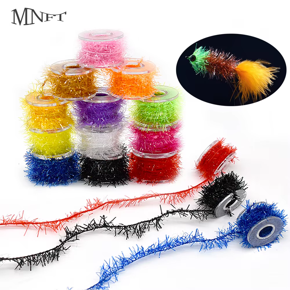 Kit oropel para atar moscas – Chenille y Flash de cristal