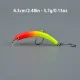 Señuelo mini plástico duro minnow para lubina, wobbler hundimiento lento - imagen 3