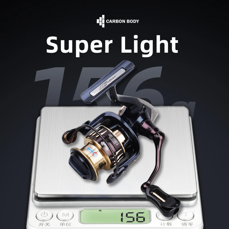Carrete HASIDA AULA Ultraligero – Cuerpo carbono y 5 kg arrastre - imagen 2