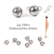 2G Pesca pesas Cheburashka de plomo jig head – Bala para Texas