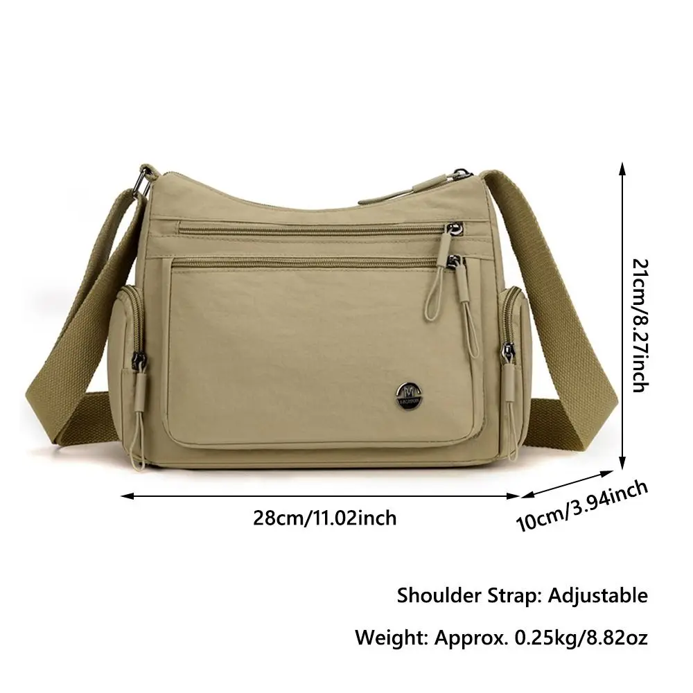 Bolso bandolera mujer tela Oxford ligera con múltiples bolsillos - imagen 2