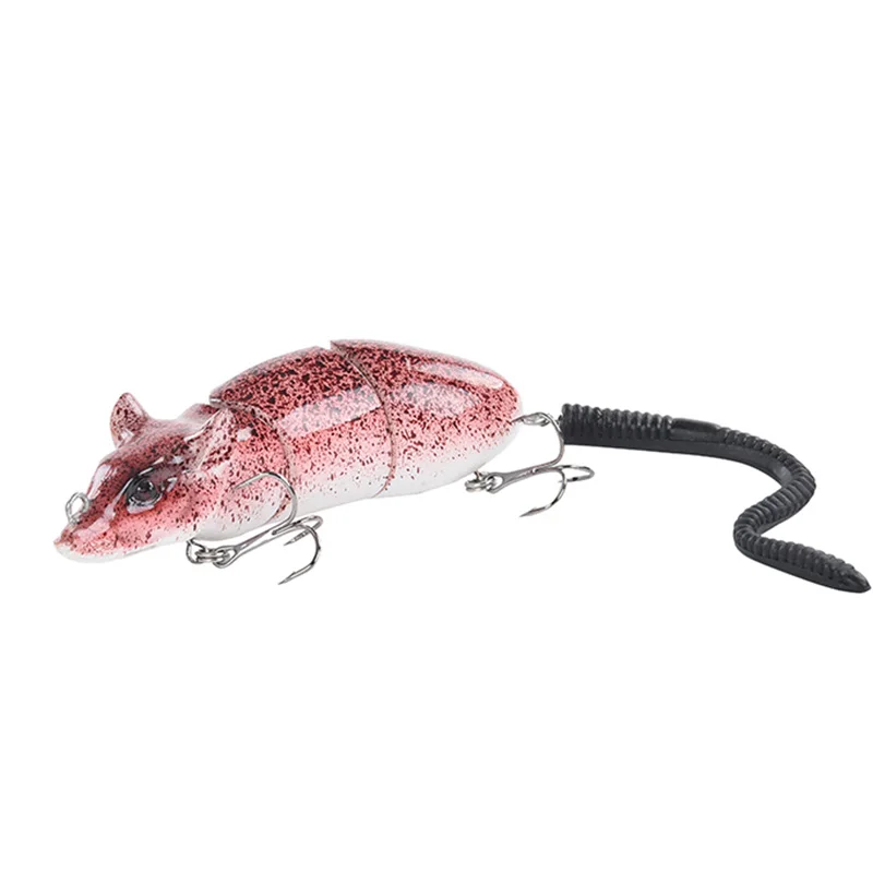 Señuelo de ratón Wobbler multiarticulado para agua salada - imagen 4