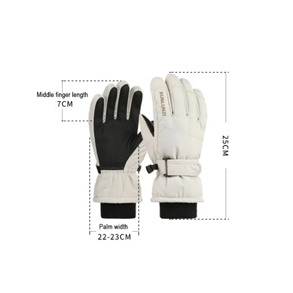 Guantes de esquí infantiles cálidos