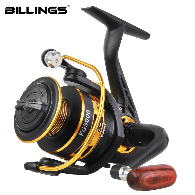Carrete de pesca giratorio BILLINGS 1000-7000 10 kg para agua salada - imagen 5