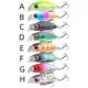 Señuelo Mini Minnow Wobbler de hundimiento lento con ojos 3D - imagen 4