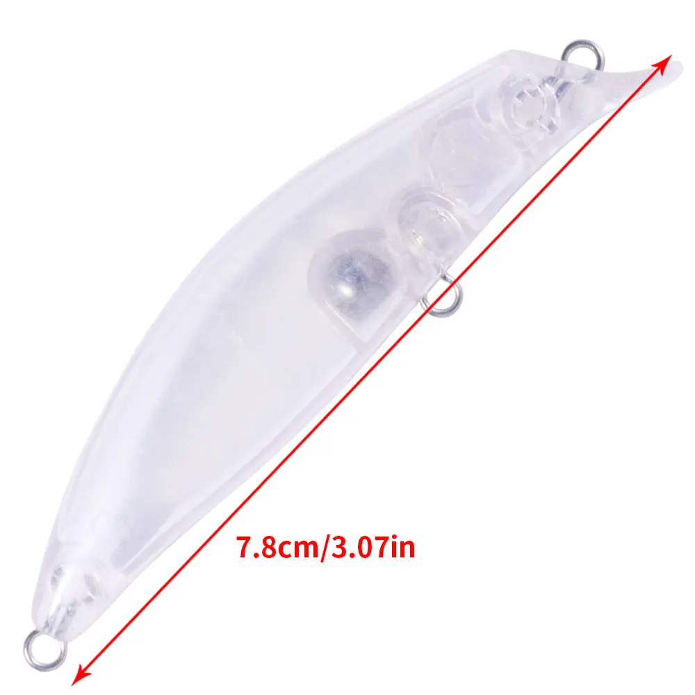 Minnow Jerkbait wobbler de cebo duro transparente para aerógrafo - imagen 3