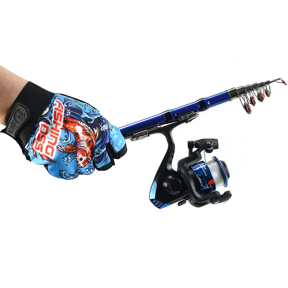 Guantes ideales para pesca en hielo y protección solar