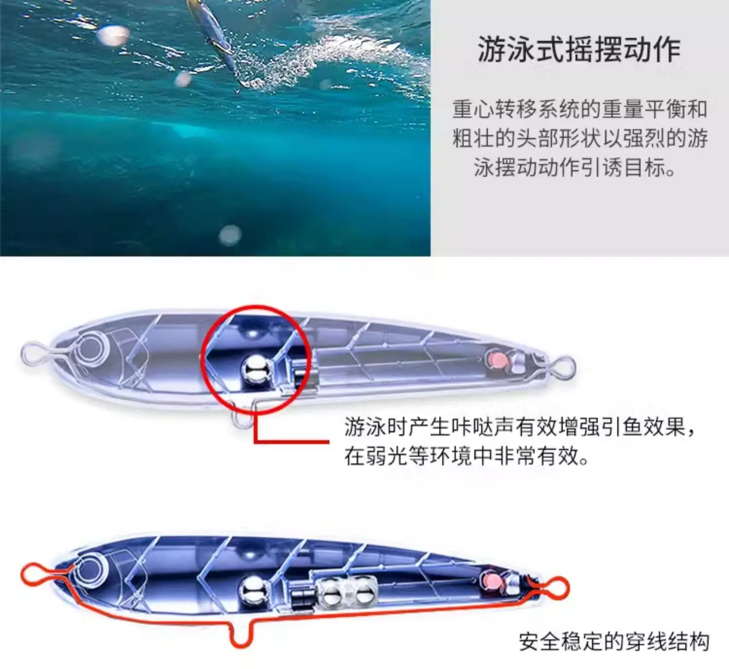 Señuelo flotante para lubina y caballa
