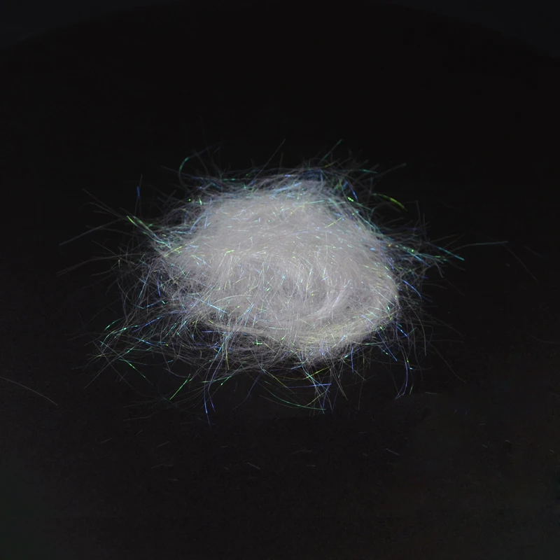 Mosca Dry Fly con Ice-Dub y Perla Holográfica – Fibras Brillosas - imagen 4
