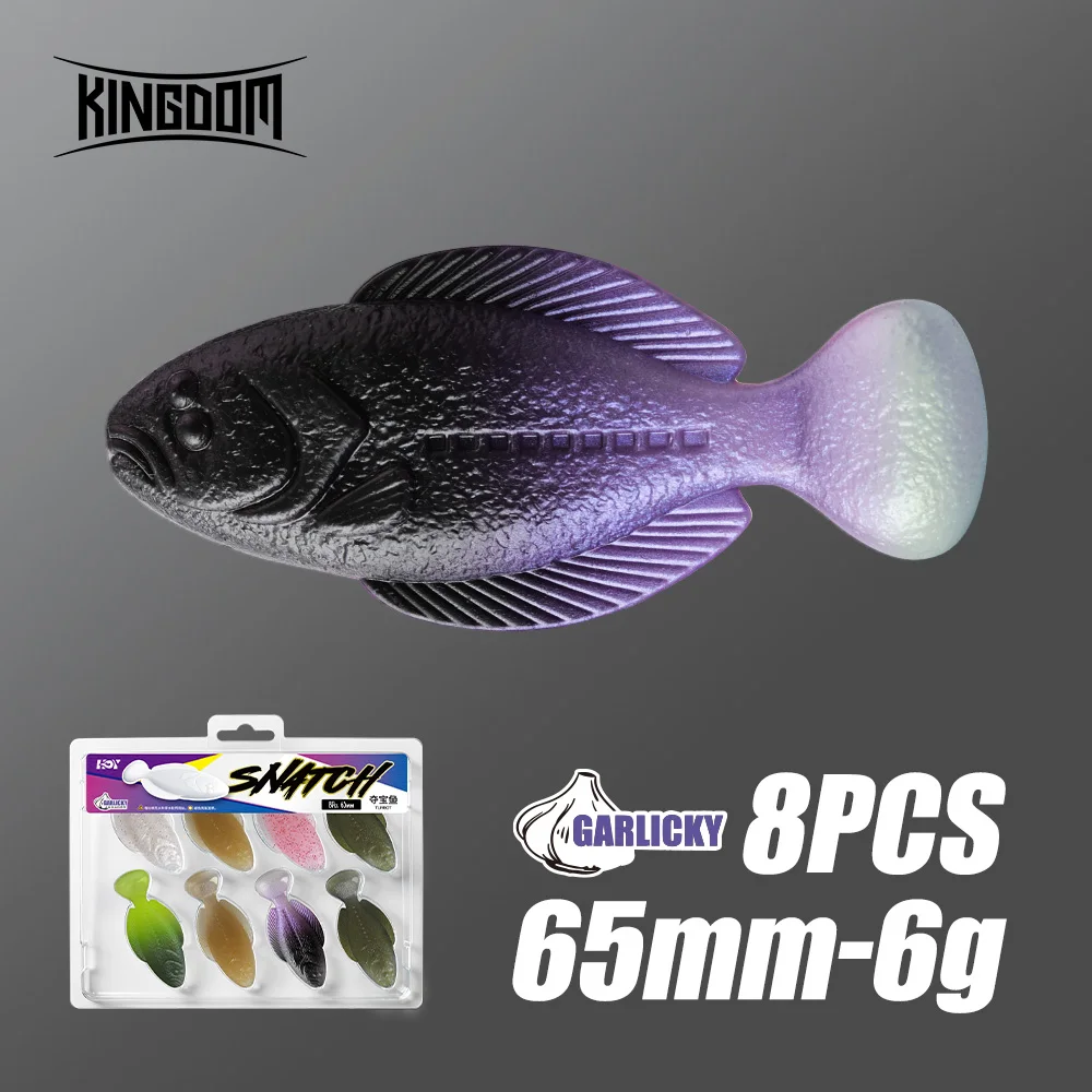 Kingdom Swimbait TPE para lubina, hundimiento lento, VIB suave