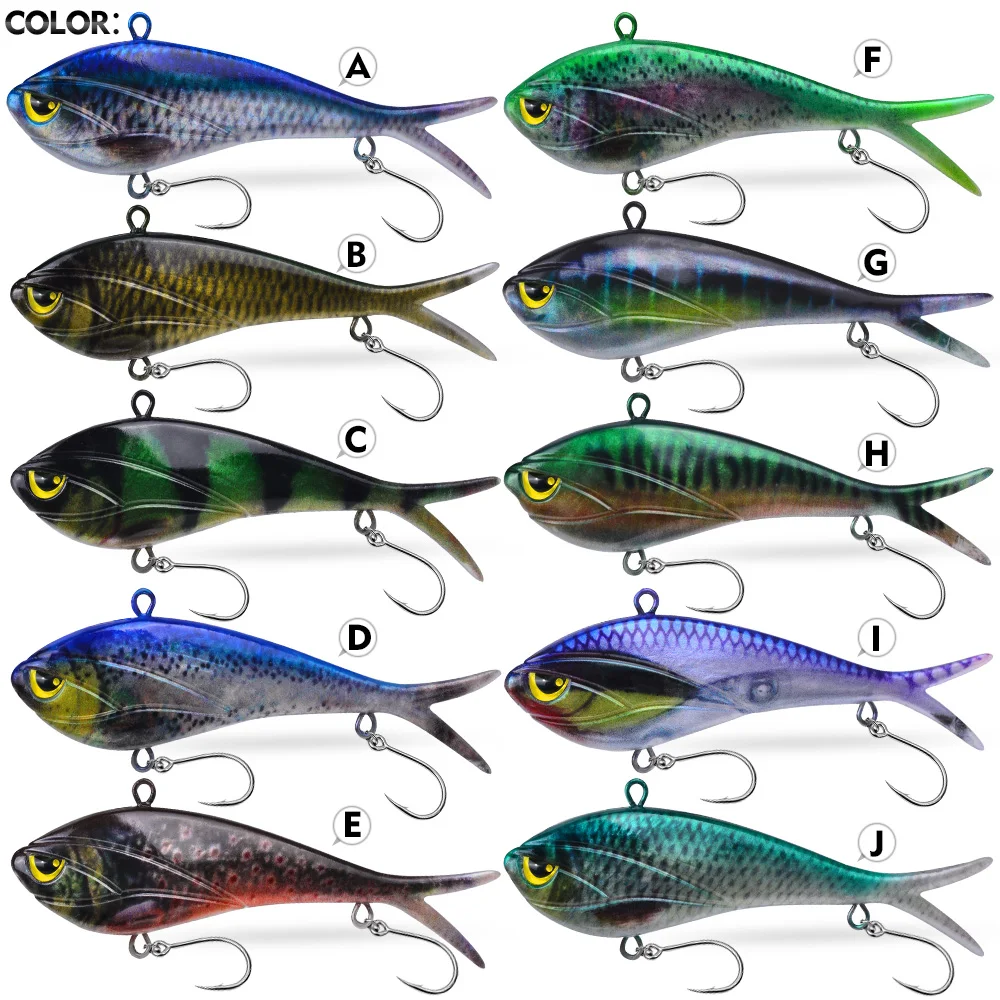 Sunlure Wobbler hundible de cola dividida para lubina en agua salada - imagen 4