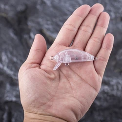 Dr.Holife Crankbait flotante sin pintar MINI – señuelo artificial