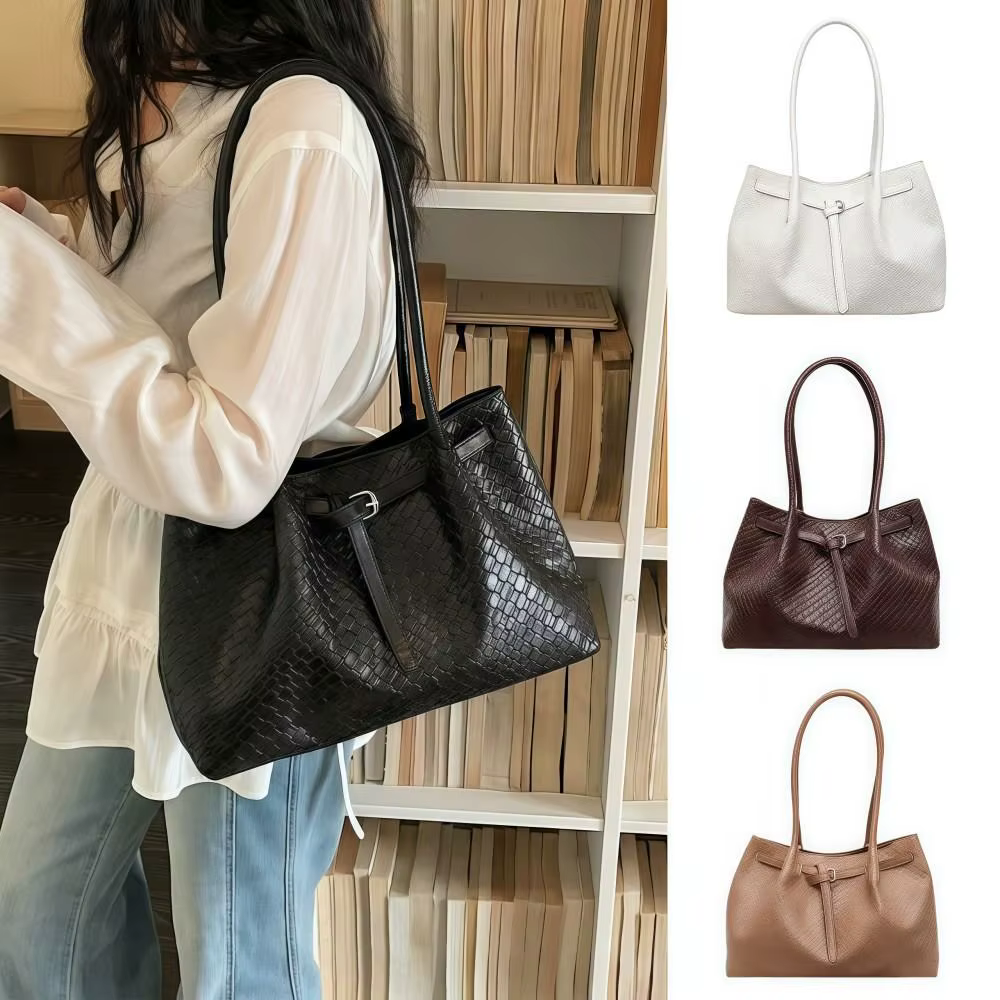 Bolso bandolera retro de piel PU – Gran capacidad para trabajo y viaje - imagen 3