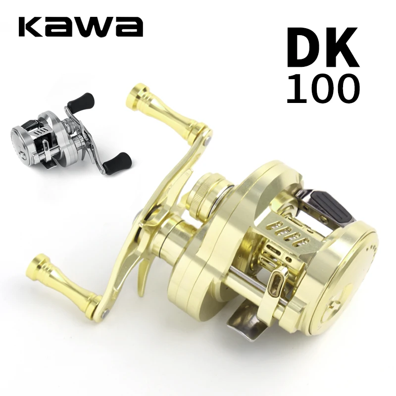 Carrete de pesca Kawa DK – 12+1 rodamientos y mango metálico - imagen 5