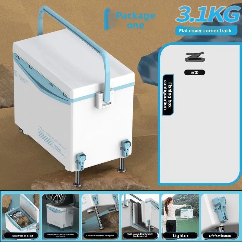 Caja de pesca portátil aislada ultraligera para señuelos y cebo - imagen 3