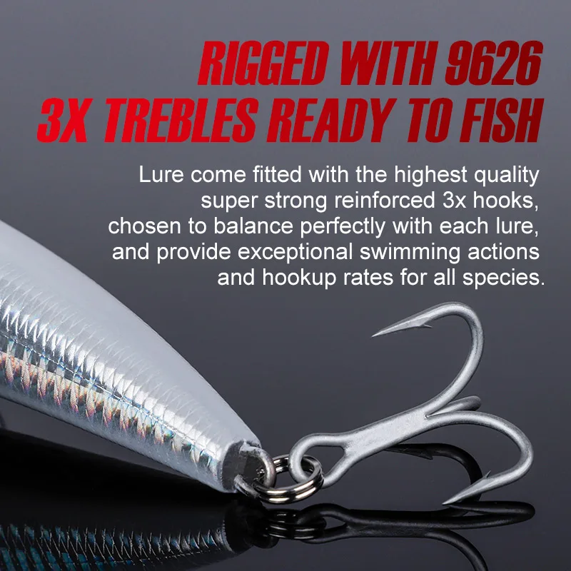 Noeby Stickbait hundimiento – Señuelo mar multi-talla - imagen 5
