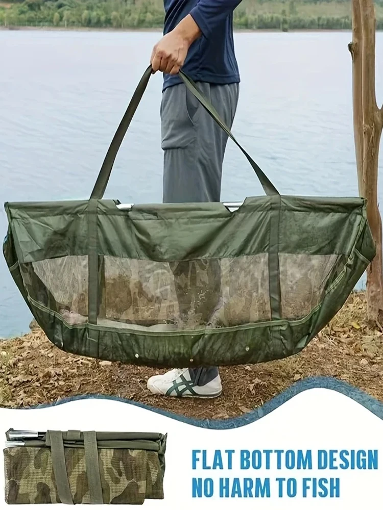 Uso práctico de la bolsa de pescado con eslinga