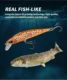Johncoo Wobbler Minnow hundimiento por gravedad para trucha, perca - imagen 2