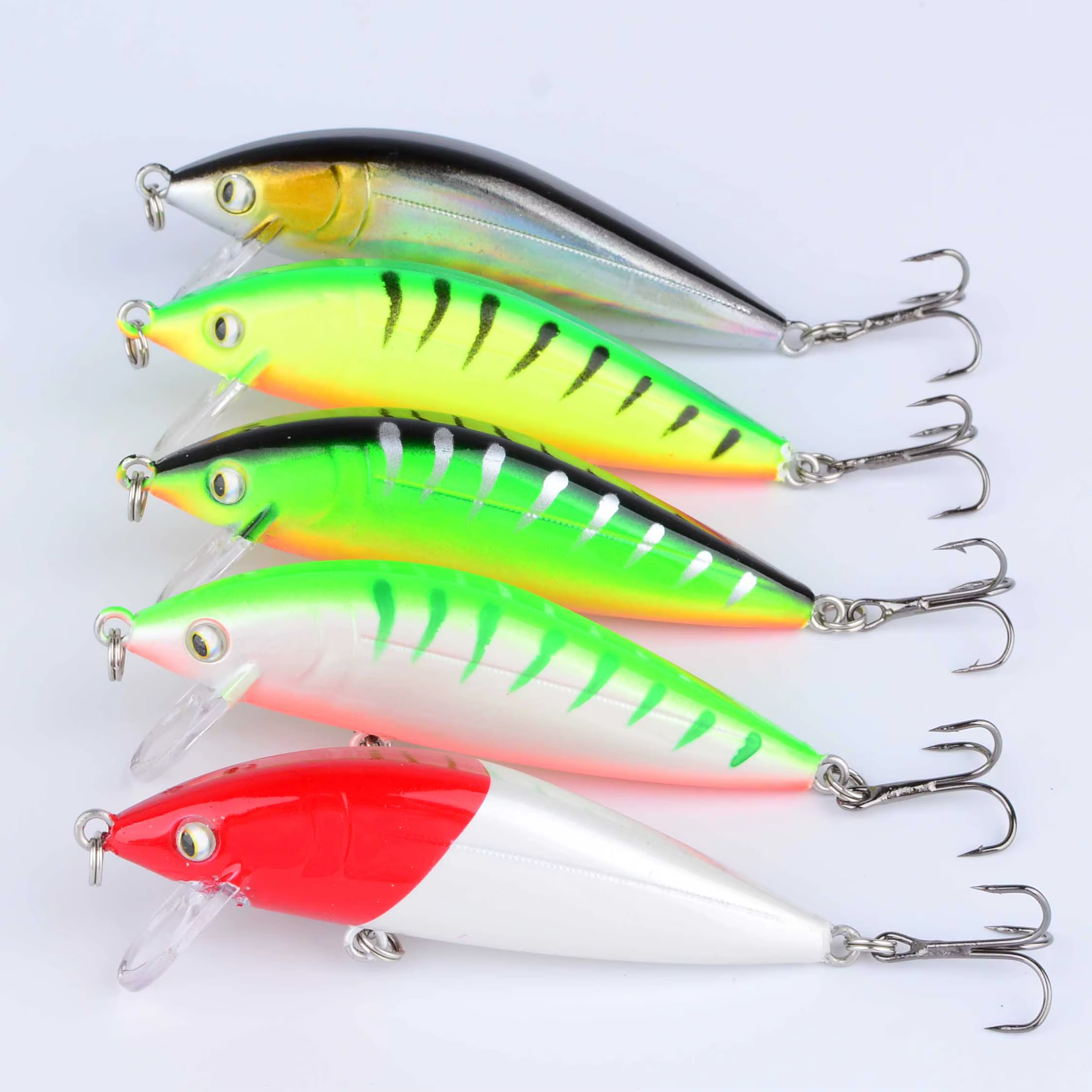 Señuelo Minnow Crankbait con Ojos 3D – Cebo Rígido de Pesca - imagen 4