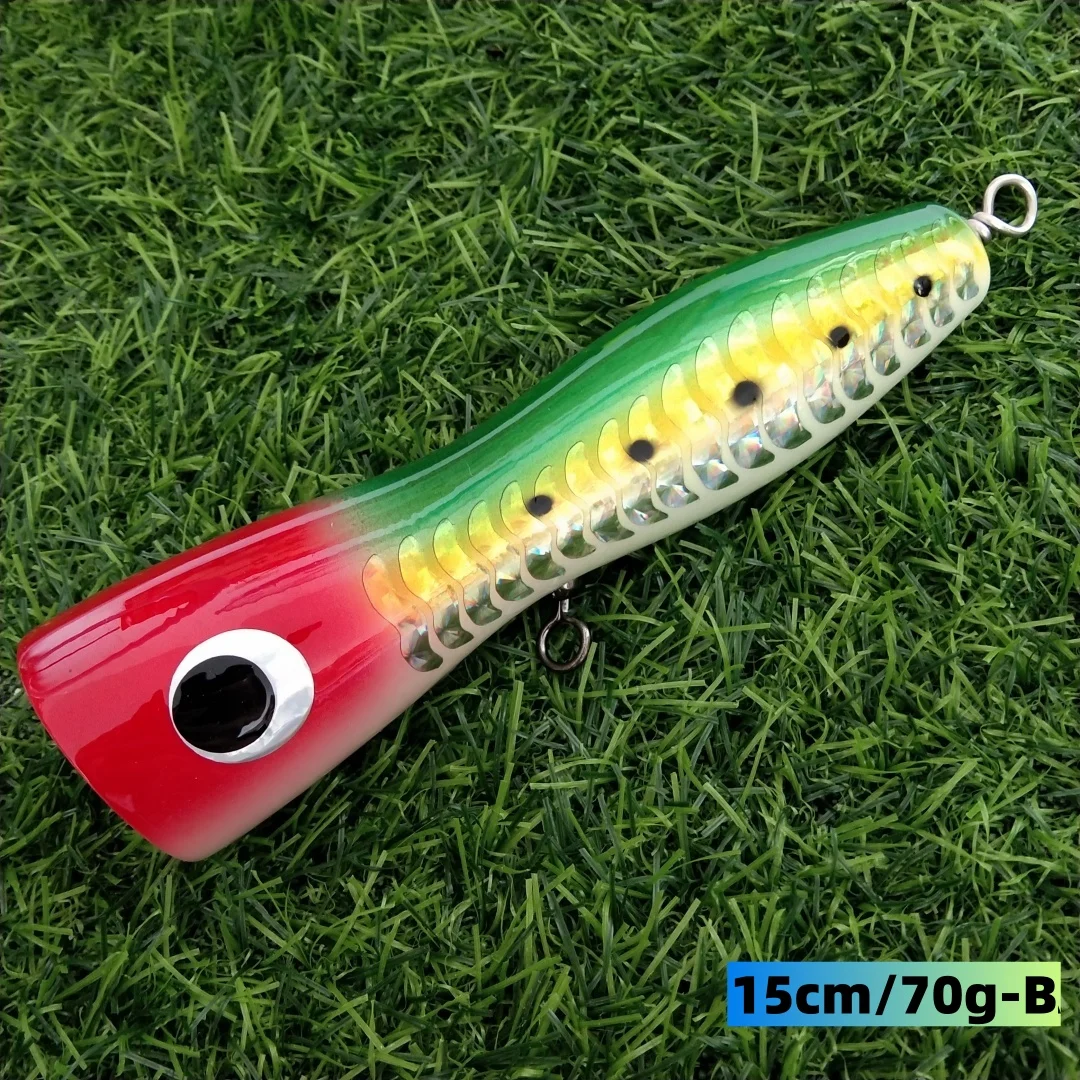 Crankbait minnow de madera cebo duro para lubina, lucio y trucha - imagen 3