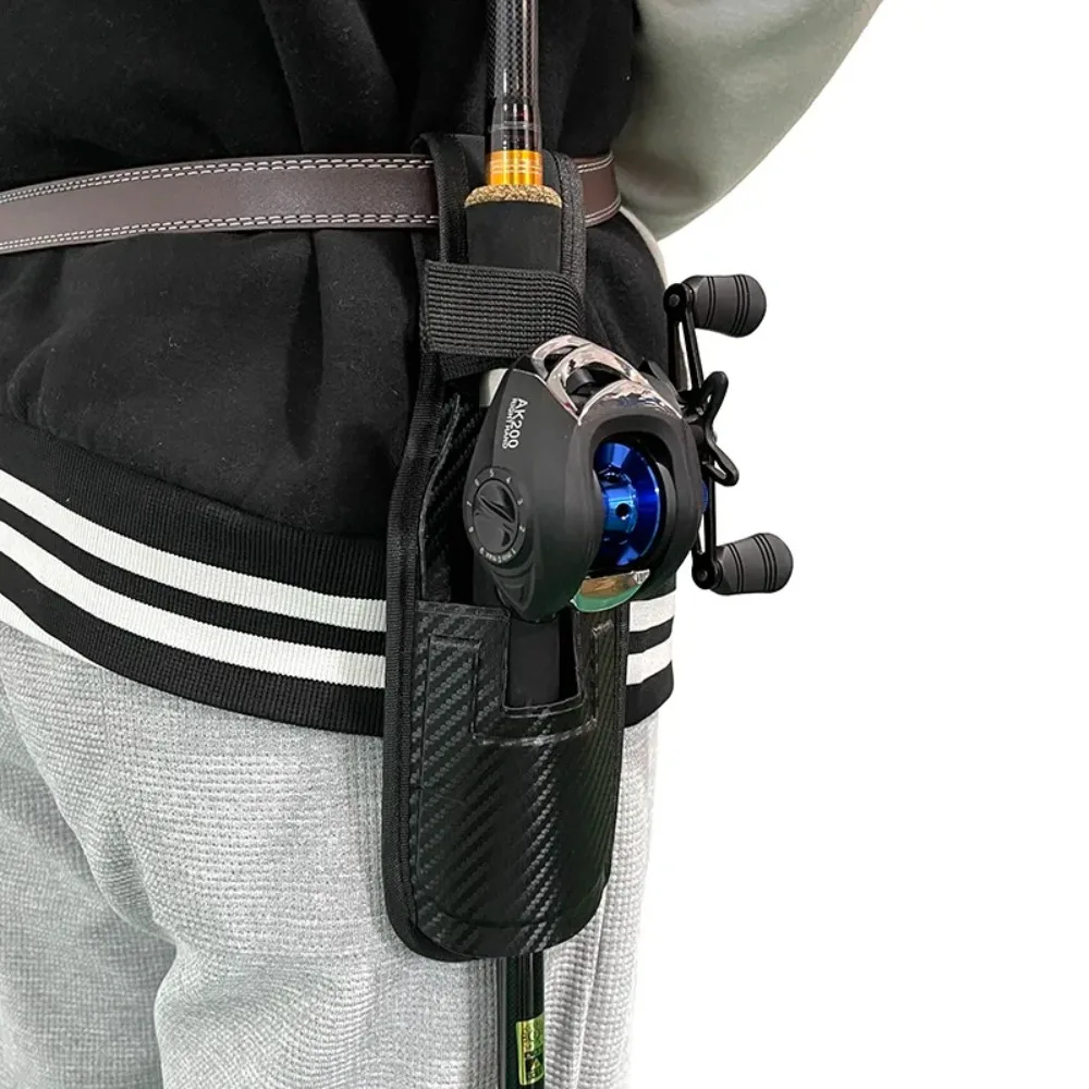 Bolsa porta cañas de cintura con soporte para caña y herramientas - imagen 5