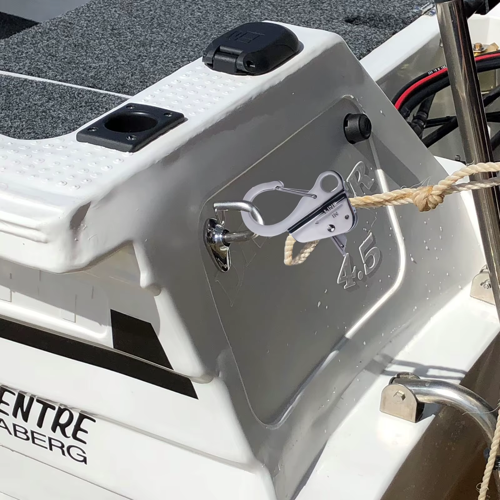 Ancla de barco acero inoxidable Goture – Clip liberación rápida - imagen 5