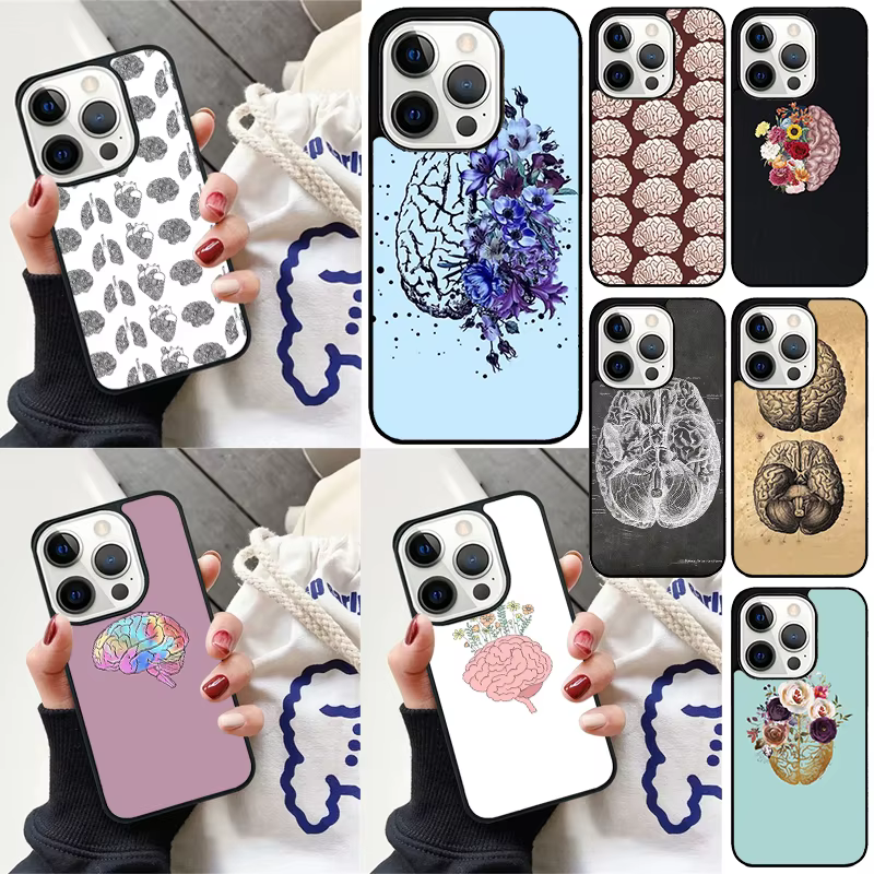 Funda cerebro de órganos humanos para iPhone – Diseño realista - imagen 2