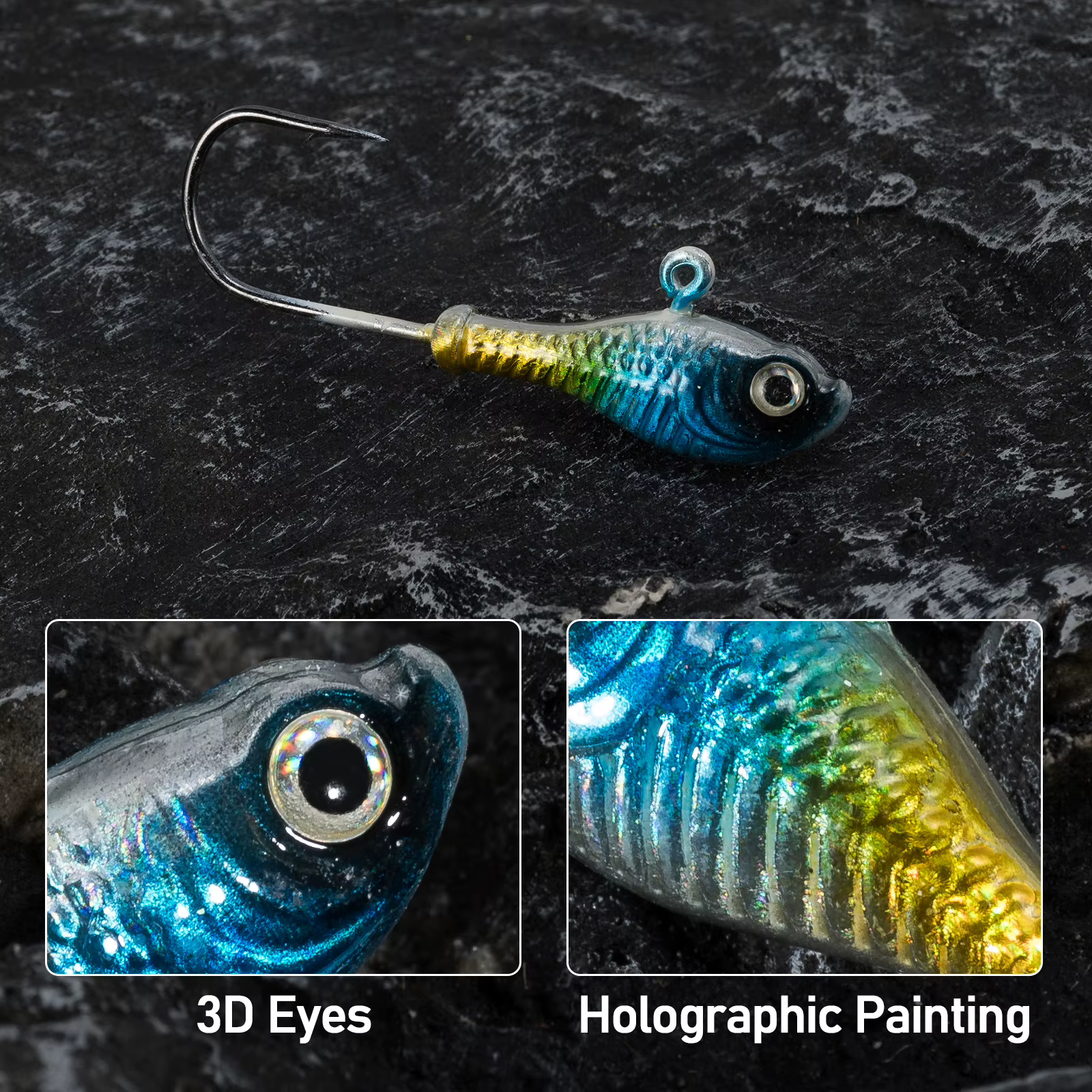 Anzuelo Jig Head 16-28g agua salada – Para vinilo - imagen 5