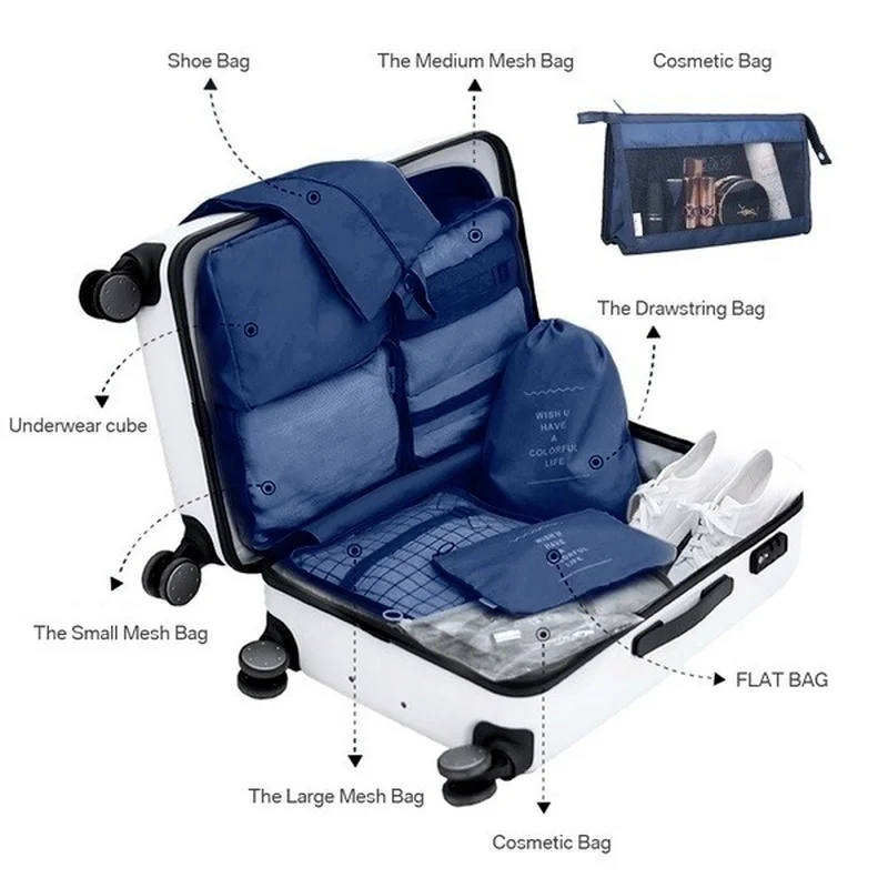Bolsa organizadora estanca para viaje – Set multiuso resistente al agua - imagen 3