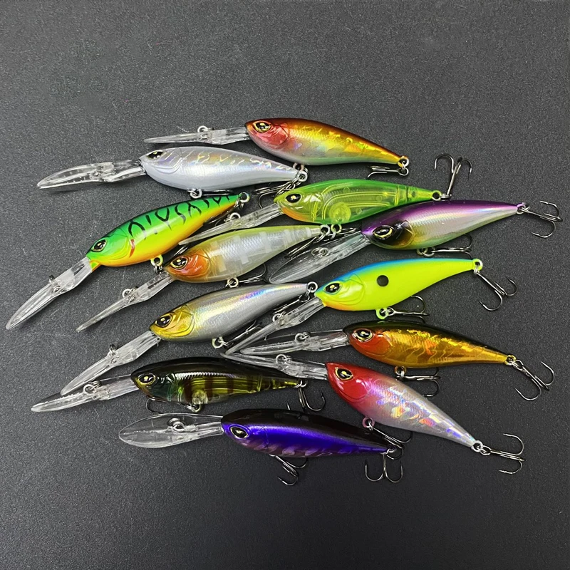 Acción de natación del señuelo tipo minnow