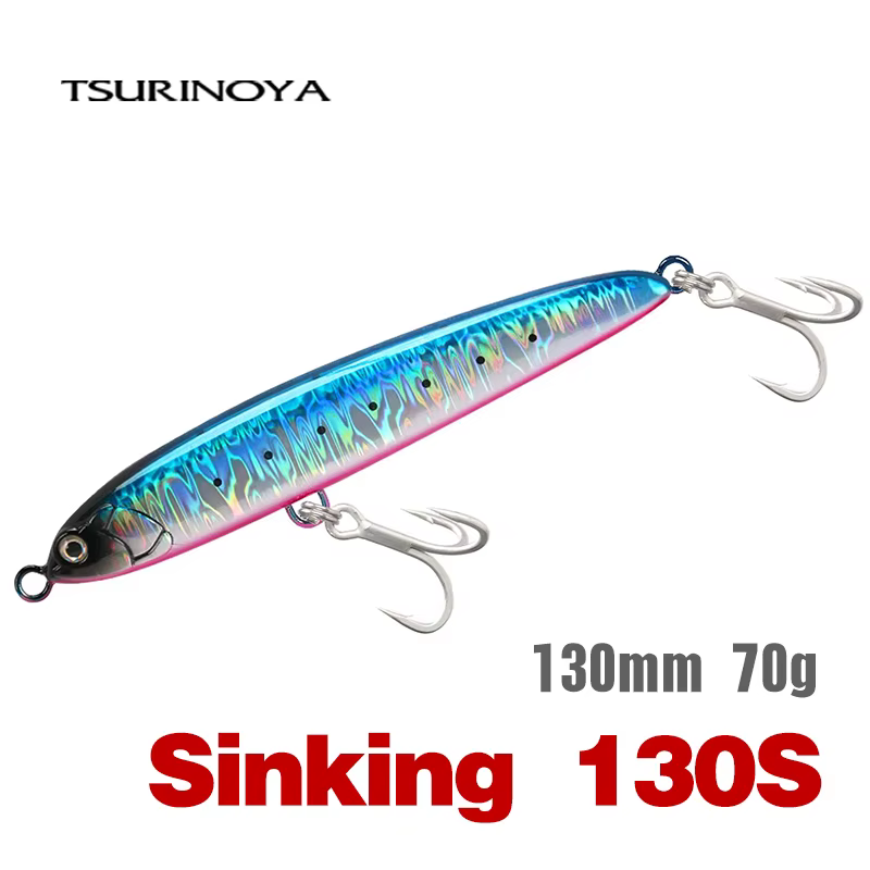 TSURINOYA Pencil 130S – Señuelo Wobbler Hundimiento para Atún y GT