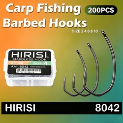 Hirisi 8042 Anzuelos de pesca con muerte y recubrimiento de PTFE