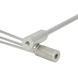 Horquilla para arpón de acero inoxidable con púas y clip desmontable