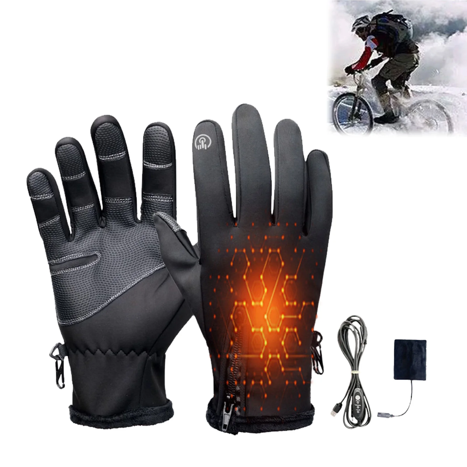 Guantes listos para actividades al aire libre