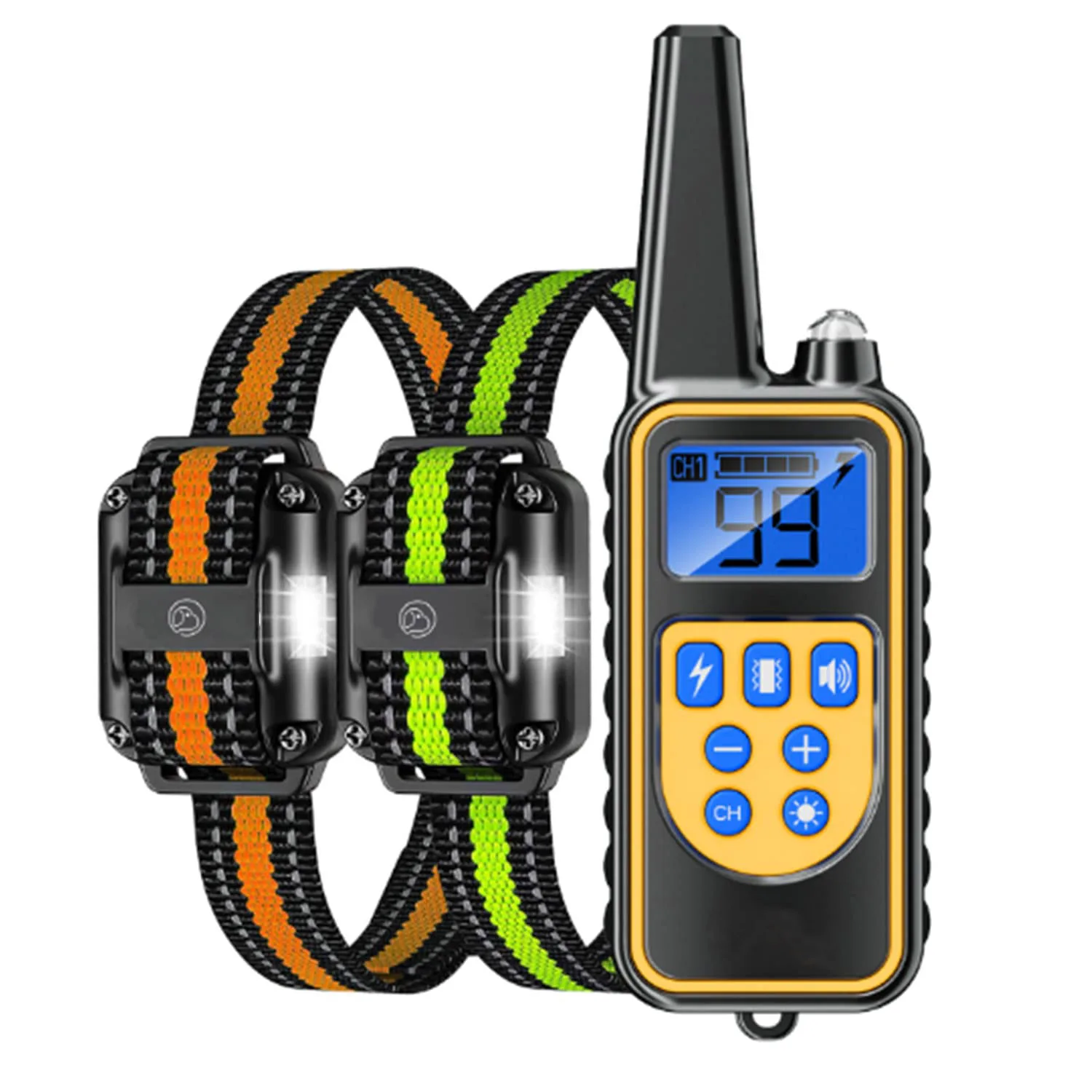 Collar de entrenamiento para perros impermeable con control remoto - imagen 4