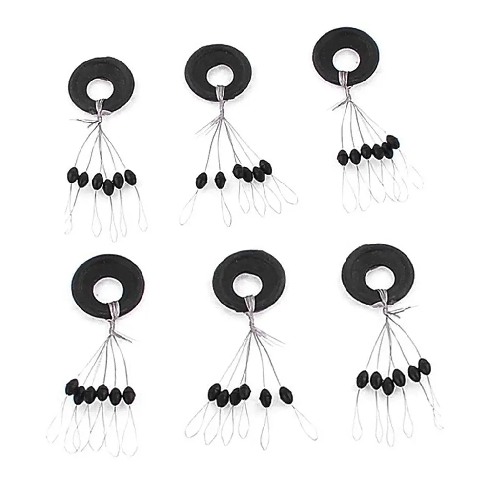 Topes de goma ovalados para flotador – Accesorios pesca con mosca y spinner - imagen 4