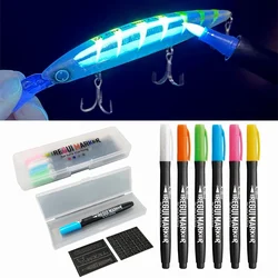 Bolígrafo marcador UV fluorescente para marcar vinilos y señuelos