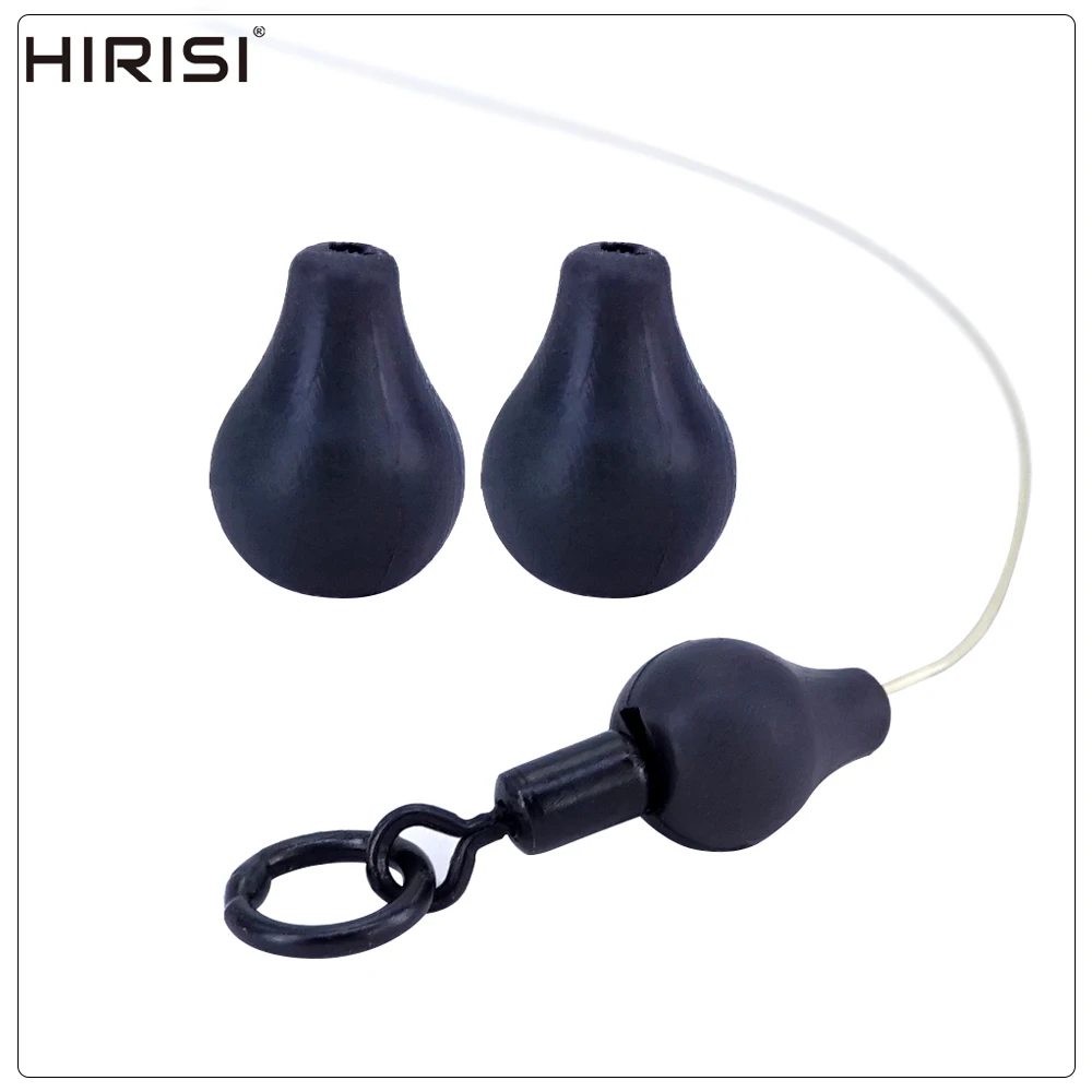 Kit completo de accesorios de pesca Hirisi con plomos de tungsteno y cuentas giratorias