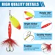 Spinnerbait de cuchara metal para lucio, trucha y salmón