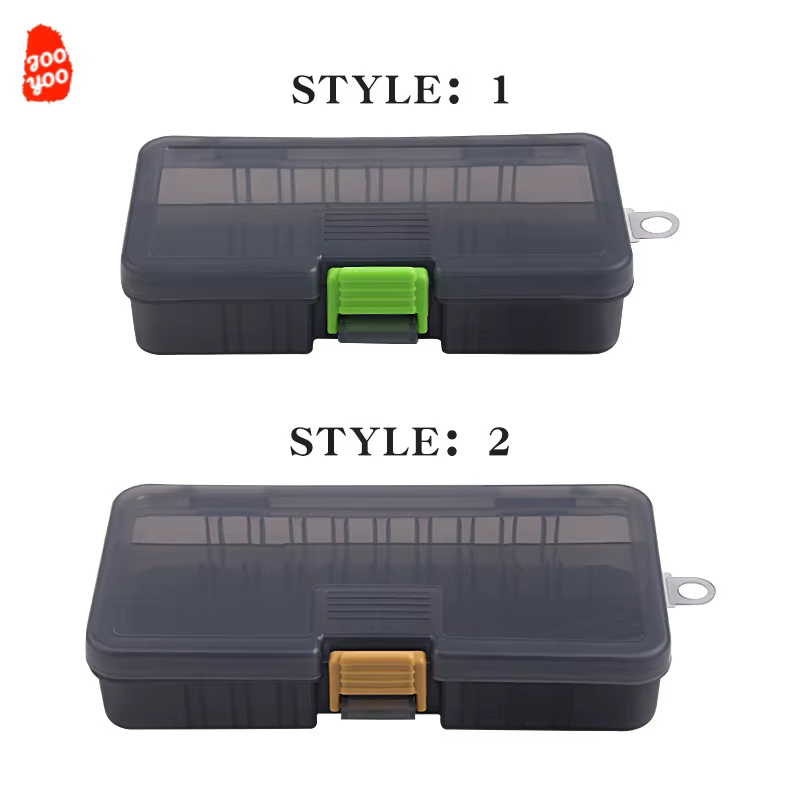 Mini estuche caja de aparejos para pesca voladora y cucharas - imagen 2