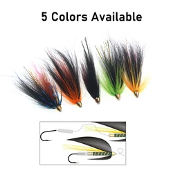 Señuelo de latón Ellllv tipo pez para pesca con mosca trucha