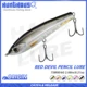 Hunthouse Red Devil Pencil stickbait flotante superficie para lucio - imagen 5