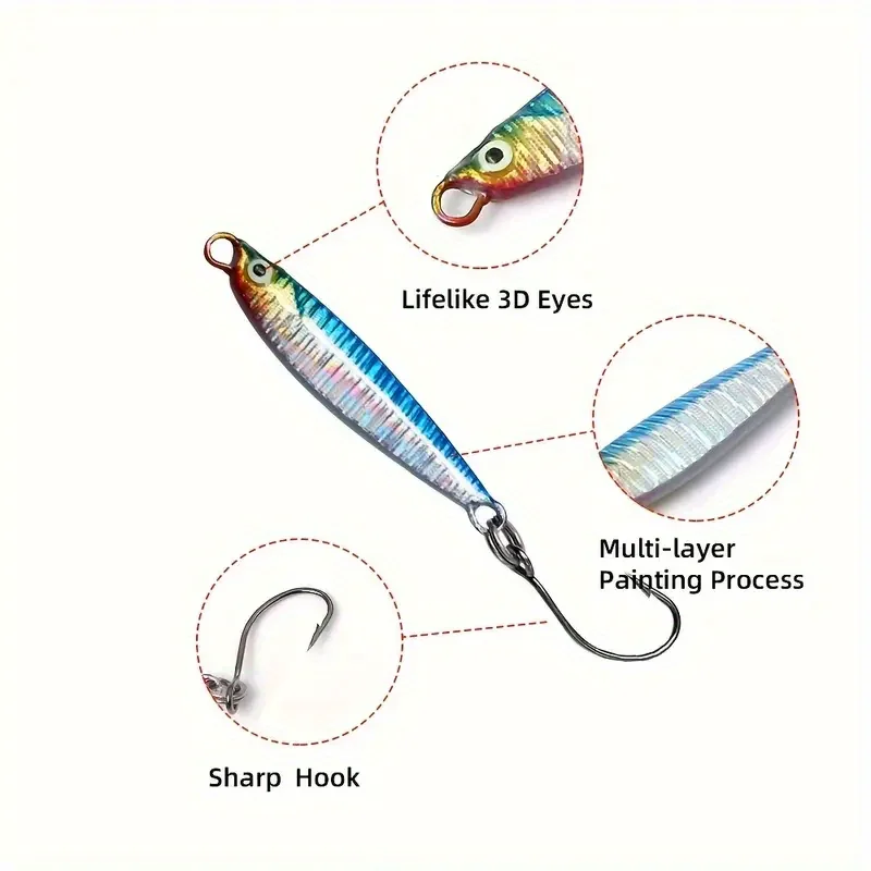 Mini VIB Ackibbik de Metal Fundido – Señuelo de Pesca - imagen 2