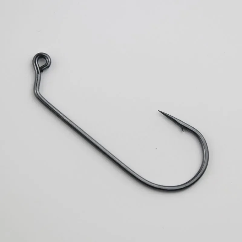 Anzuelos Jig Head de acero al carbono con vástago curvo y púas - imagen 5