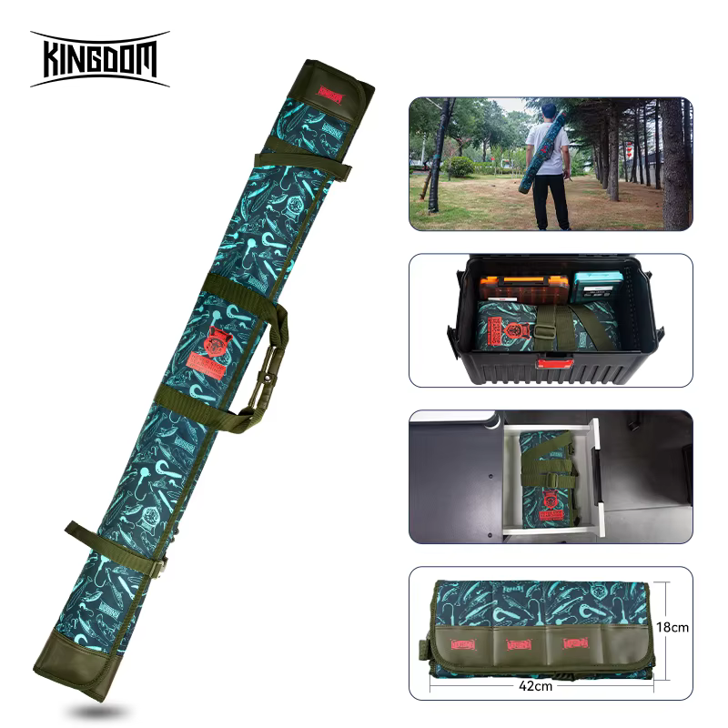 Funda impermeable Kingdom para caña de pescar – 1,45 m