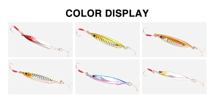 Señuelo BURLE Fish Jig en uso