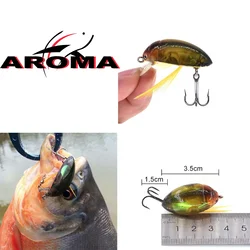 Señuelos Topwater Wobblers imitación mariquita para carpa y lubina