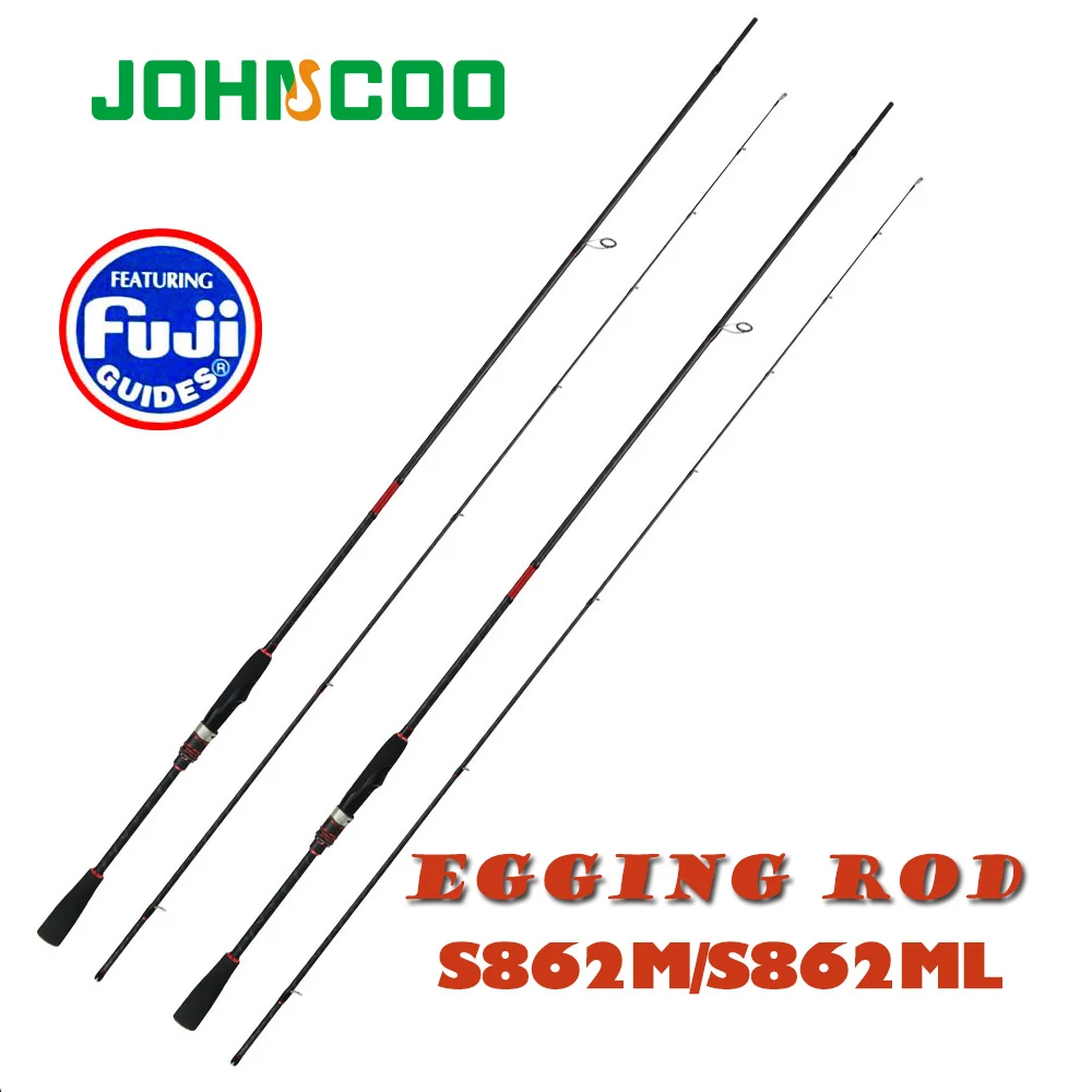 Johncoo Kota Egi caña Egging 2,59 m ML/M para calamar, acción rápida - imagen 3